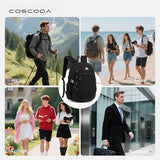 COSCOOA 40x30x15cm Personal Item Travel Backpack,16"x12"x6" Small Carry-On Bag 20L, Flight-Approved Underseat Luggage, Mochila de Viaje,Cabin-Size Lightweight Backpack for Men & Women