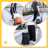 Mfikaryi Rolling Backpack, Wheeled Backpack for Boys & Kids, 20L Capacity, Grey, Adjustable, Water Resistant