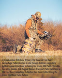 Rothco X Bear Archery Fred Bear Camo Medium Transport Pack – Hunting Backpack with 25L Storage Capacity
