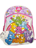 Fast Forward Care Bears 16" Backpack Bottom Half Moon with 1 Front Pocket