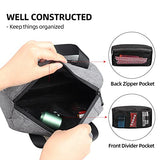 FIREDOG Smell Proof Bag, Dog Tested Smell Proof Case Big Smell Proof Pouch for Travel Storage 9x4x5 Inch (Grey)