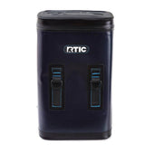 RTIC 15 Can Cooler Bag, Blue & Grey, Nylon, Waterproof, Leak-Proof Zipper