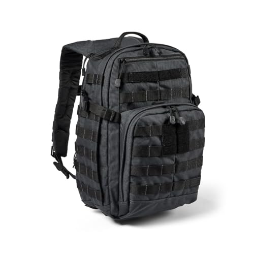 5.11 Tactical Backpack, RUSH 12 2.0 Military Survival Molle Back Pack with Laptop Compartment, Small, 24L, Double Tap, Style 56561ABR