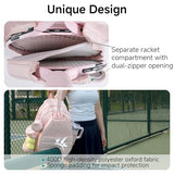 Apex Outdoors Tennis Bag for Women, Tennis Backpack Holds 2 Rackets