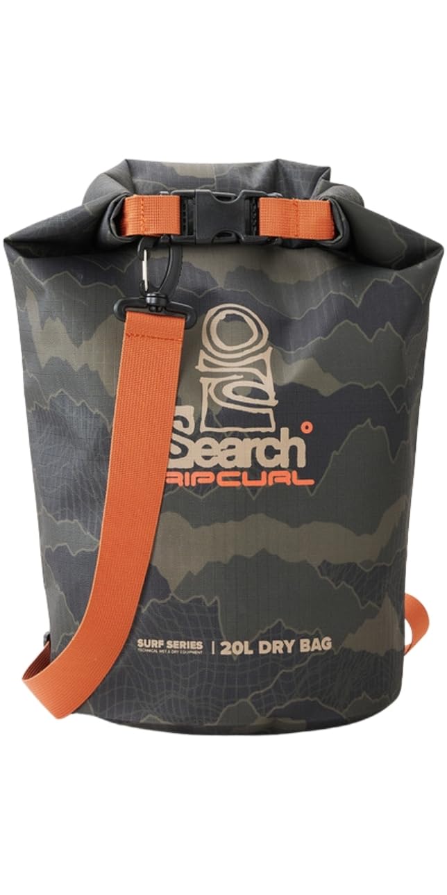 Rip Curl Surf Series Barrel Bag 20L 14SMUT - Black/Olive