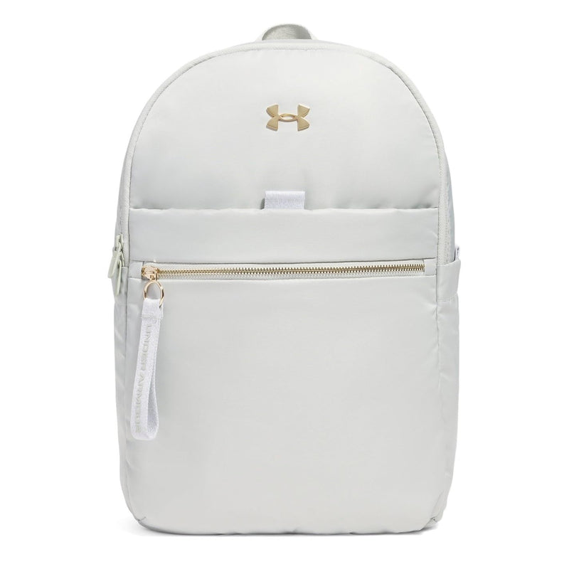Under Armour, Womens, Studio Campus Backpack, Hydro Green/Metallic Gold, One Size