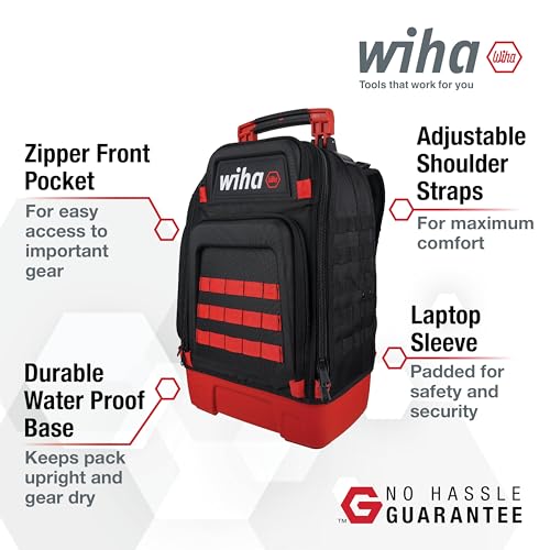 Wiha 91869 Heavy Duty Tool Hauler Backpack