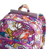 Vera Bradley Women's Featherweight Large Bancroft Backpack, Flutter, One Size