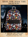 Harry Potter Backpack for Boys Girls Teens with Chibi Character Print Daypack Backpacks School Bag for Sports Travel School Supplies Gifts for Kids