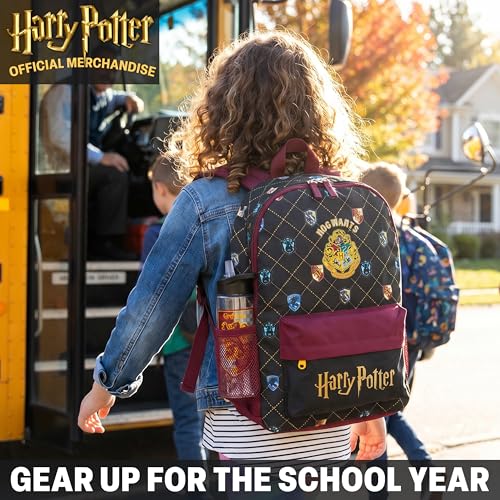 Get Trend Harry Potter Girls Backpack and Water Bottle, 2 Piece Set