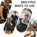 Tactical Gym Bag for Men, 40L Duffle Bag with Shoes Compartment for Travel
