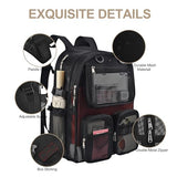 Busiuw Mesh Backpack Heavy Duty for Adults，39L Large College Bookbag