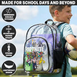 Get Trend Fortnite Clear Backpack for Boys for School, Travel, Festival