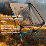 Helinox Chair Zero LT, 1.12 lbs Lightweight Camping Chair, Durable Ripstop, Compact Size, Portable and Packable Seat, Strong and Ultralight Frame, Backpacking Travel Essential, Cyan