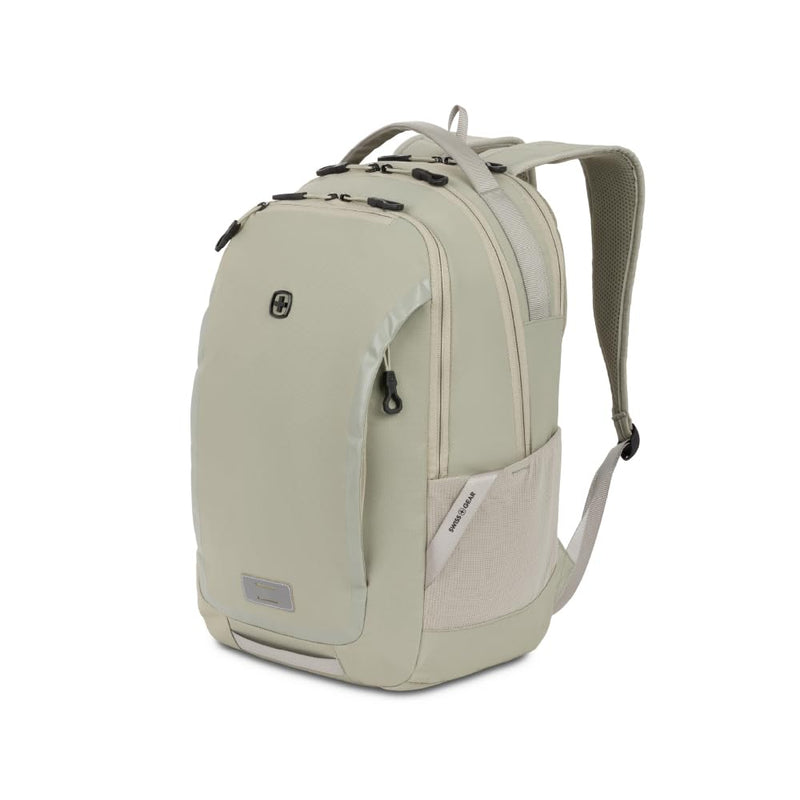 SwissGear Shield Laptop Backpack, Sage Gray, 18.5"x12"x6"