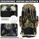 W WINTMING Hiking Backpack for Men 70L/100L Camping Backpack Military Rucksack Molle 3 Days Assault Pack for Climbing
