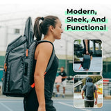 ADV Tennis Backpack V2 and Pickleball Backpack V2 - Tennis Bag and Pickleball Bag, Modern & Functional Design, Cooler, Shoe Compartment, and Unmatched Organization for Men and Women