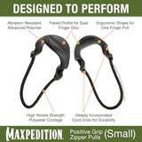 Maxpedition Small Zipper Pulls (6 Pack), Black