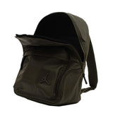 Jordan Nike AIR Jumpman Basketball Olive Green Canvas Large Regal Premium Sports/Travel Backpack/Bag, 16.5"x13"x4"