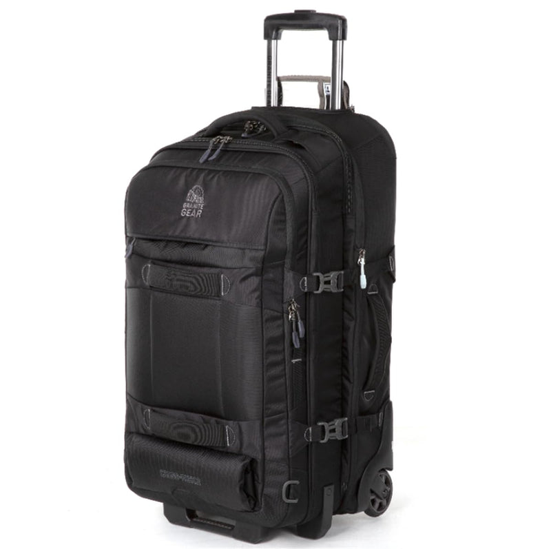 Granite Gear Water-Resistant Wheeled Duffle Suitcase – Large Check-in Softcase Luggage with Backpack Straps and Rolling Wheels for Travel