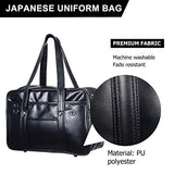 Japanese School Bag, Kawaii Japanese Bag, Large Faux Leather Tote Bag Japanese Handbag Bag for Adults Men Cospaly