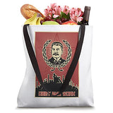 Obey and Work Stalin SOVI8 Vintage Propaganda. Tote Bag