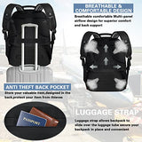 SINVICKO 18.4 Laptop Backpack for Men, Extra Large Gaming Backbag, TSA Friendly Big Capacity Heavy Duty Travel Computer Bag RFID Anti-theft Pocket Backbag,21.2 * 15.5 * 11.5inch Red
