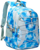 BLUEFAIRY Middle High School Backpack for Boys Girls Large Bookbag with Laptop Compartment Back to School Book Bags for Teens Teenagers Mochilas Escolares para Niños Niñas (Sky Blue/Gray, Tie-Dye)