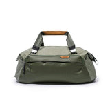 Peak Design Travel Duffel 35L, Sage, Extra-Wide Single Zip Access, Weatherproof Shell, 4 External Pockets, Fits Packing Cubes & Camera Cubes, Ideal for Weekend Trips, Versatile Duffel Bag for Travel