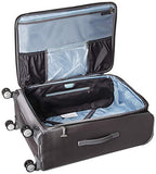 Samsonite Solyte DLX Softside Expandable Luggage with Spinner Wheels, Mineral Grey, Checked-Medium 25-Inch