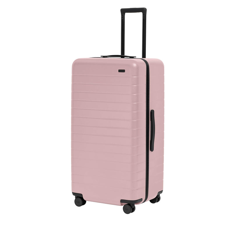 Away Large Trunk Luggage, 31 Inch Hardside Suitcase with Spinner Wheels, Lightweight & Durable, TSA Lock, Ideal for Long Trips, Blush Pink