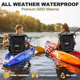 OSAH DRYPAK Waterproof Backpack Dry Bag 35L/55L/85L – Heavy Duty Roll-Top Hiking Backpack for Travel, Kayaking, Boating, Camping, Rafting and Fishing