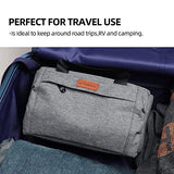 FIREDOG Smell Proof Bag, Dog Tested Smell Proof Case Big Smell Proof Pouch for Travel Storage 9x4x5 Inch (Grey)