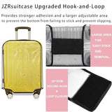 28 Inch Clear Suitcase Cover for Luggage TSA Approved Heavy Duty Waterproof PVC Protector Prevents Scratches Damage for Wheeled Travel Luggage