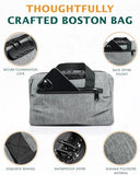 SafeDelux Smell Proof Bag with Combination Lock, Odorless Activated Carbon Fiber Smell Proof Container, Portable Stash Box for Travel, Home, Office & Gifts (Black1)
