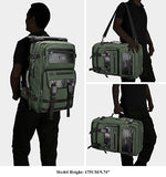 WITZMAN Carry On Travel Backpack for Men Duffle Bags Fit 17 Inch Laptop Airline Approved Laptop Backpack and Toiletry Bag Large Hanging Multi-organization Bathroom Bag