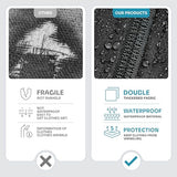 Lazebox 43" Travel Garment Bag with Accessories Zipper Pocket, Heavy Duty Suit Bag for Suits, Tuxedos, Dresses, Coats, Black, 3 packs