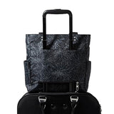 Baggallini Carryall Daily Tote Bag - 11.5" x12.5” Lightweight Nylon Travel Beach Bag Personal Item w/Luggage Sleeve