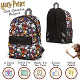 Harry Potter Backpack for Boys Girls Teens with Chibi Character Print Daypack Backpacks School Bag for Sports Travel School Supplies Gifts for Kids