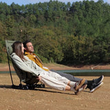 Wildhiker Compact High Back Camping Chair - Foldable with Dual Sitting Modes, Pillow, Arm Pads and Side Pockets - Lightweight Portable Chair for Motorcycle, RV, Festival, Travel - Green