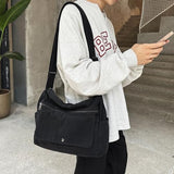 PRAGARI Canvas Messenger Bag for School Women Vintage Satchel Tote Handbag
