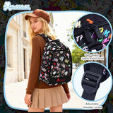 tokidoki Backpack with 4PCS Unicorno Brooch Pin Travel Backpack Casual Daypack for Outdoor (BPK_Denim Daze)