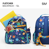 Simple Modern Medium Disney Pixar Toddler Backpack for School Girls and Boys | Kindergarten Elementary Kids Backpack | Fletcher Collection | Kids - 15" tall | Pixar Mashup on Blue