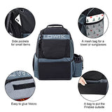 Disc Golf Bag, Multiple Storage Pockets Shuttle Disc Golf Bags Backpack, Lightweight Durable Easy to Carry Disc Golf Backpack with 20+ Disc Capacity for Beginner, Hobbyist, Adults