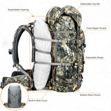MOXULE Pro 3600 Camo Frame Backpack - Meat Hauler Pack with Rain Cover for Outdoor