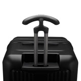 Traveler's Choice Ultimax II Polycarbonate Hardside Luggage with Spinner Wheels, Matte Black, 28-Inch Medium Trunk