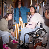 JanSport Central Adaptive Accessory Bag – Wheelchair & Walker Compatible, Versatile Carry Options, Tuck-Away Adjustable Loops, SaniStash Pocket for Easy Access, Cyberspace Galaxy