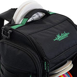 Westside Discs Empire Disc Golf backpack | Large Frisbee golf bag | Holds up to 24 Discs (Black)