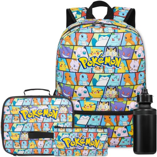 Get Trend Pokemon Boys Backpack 4 Piece Set