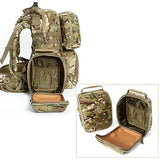 MT Military MOLLE 2 Medium Rucksack with External Frame 2.0 3Day Army Medium Ruck, Assault Backpack with medical pack for Camping, Hiking, Bug Out